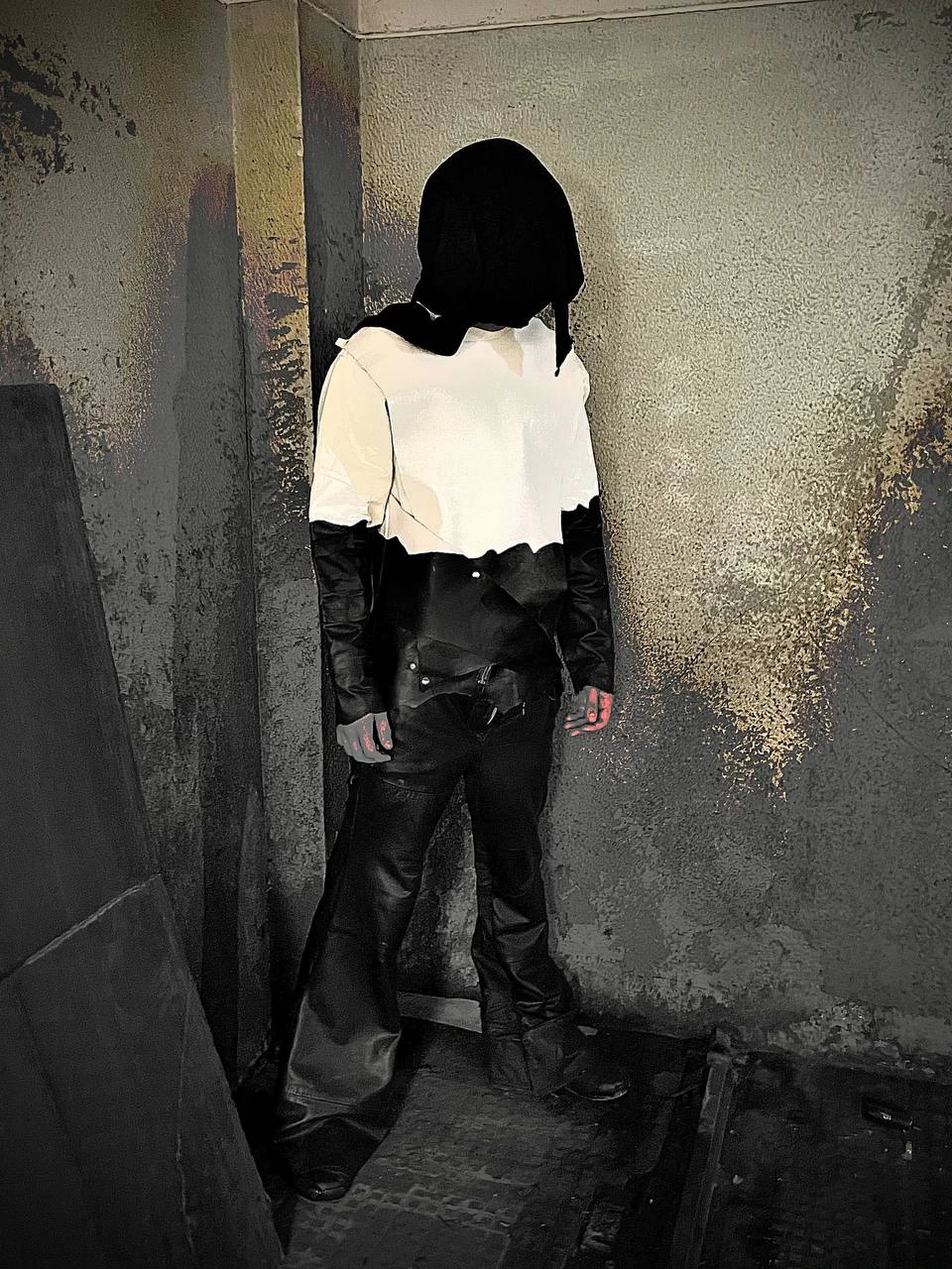 Leather Long-Sleeve «Stages of Addiction: From Pleasure to Death», image 7